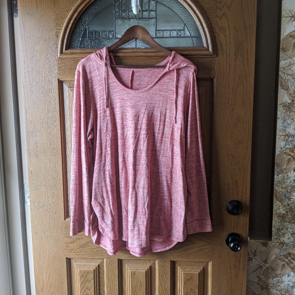 Maternity Hooded Sweater - Red